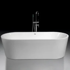 Online Milobad badekar 56x80x177,5 cm hvid akryl