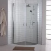 Brusedøre Og Brusevægge^Milobad brusehjørne 5 mm klar 90x195x90 cm