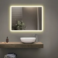 Mikelo Spejle Og Spejlskabe^Milobad CL30 spejl frosted 70x90 cm