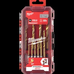 Hot Milwaukee chockwave™ HSS-G-TIN metalborsæt 10 bor