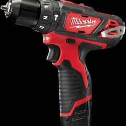 Milwaukee Bore- Og Skruemaskiner^M12 BPD 12V slagboremaskine 2x2.0 Ah batterier og lader i kuffert