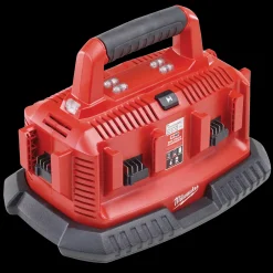 Milwaukee Batterier Og Opladere^M1418 C6 multioplader til 6 batterier