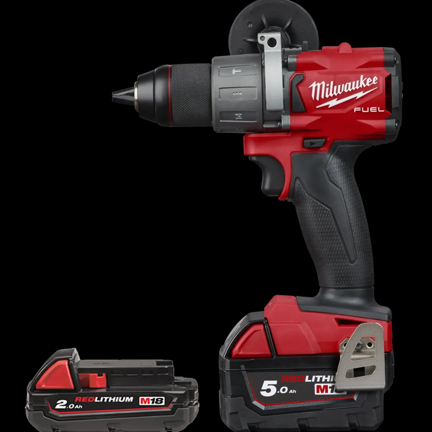 Milwaukee Bore- Og Skruemaskiner^M18™ DAV-FPD2-522X FUEL™ slagboremaskine 1x5.0+1x2.0 Ah batterier og lader