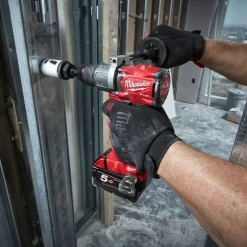 Discount Milwaukee M18 FDP2-502X 18V Fuel slagboremaskine 2x5.0 Ah batterier og lader