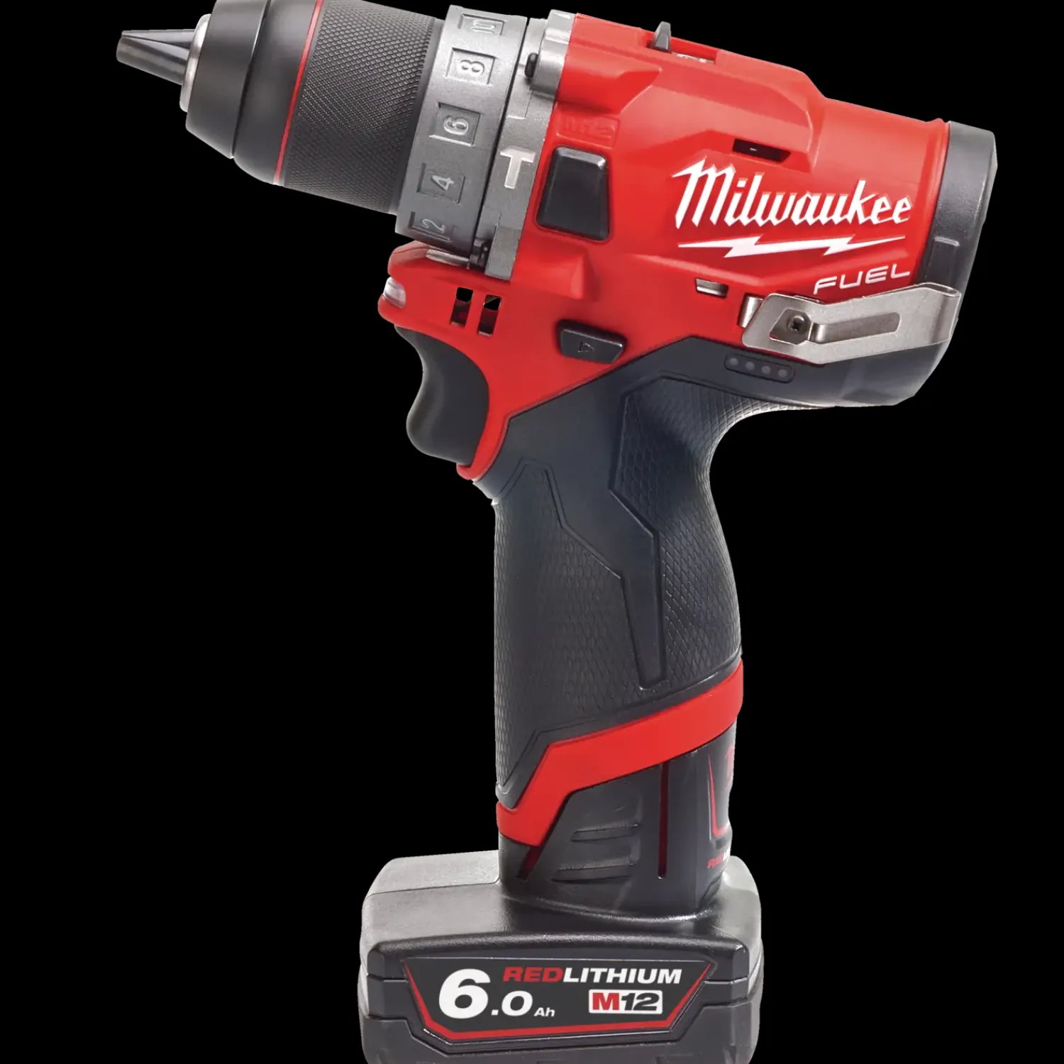 New Milwaukee M12 FDP-602X 12V Fuel slagboremaskine 2x 6.0 batterier og lader