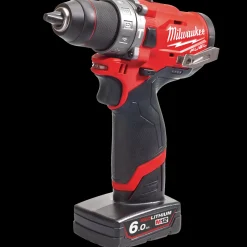 New Milwaukee M12 FDP-602X 12V Fuel slagboremaskine 2x 6.0 batterier og lader