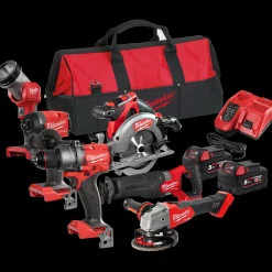 Hot Milwaukee M18 FPP6E3-502B Powerpack el-værktøjssæt