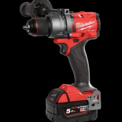 Milwaukee Bore- Og Skruemaskiner^M18™ Fuel™ FDP3-502X slagboremaskine 2x5,0Ah batteri/lader og HD boks