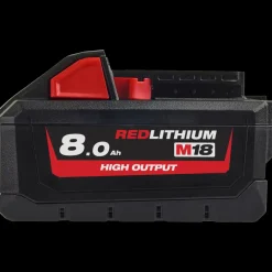 Milwaukee Batterier Og Opladere^M18 HB12 18V high output 8.0 Ah batteri