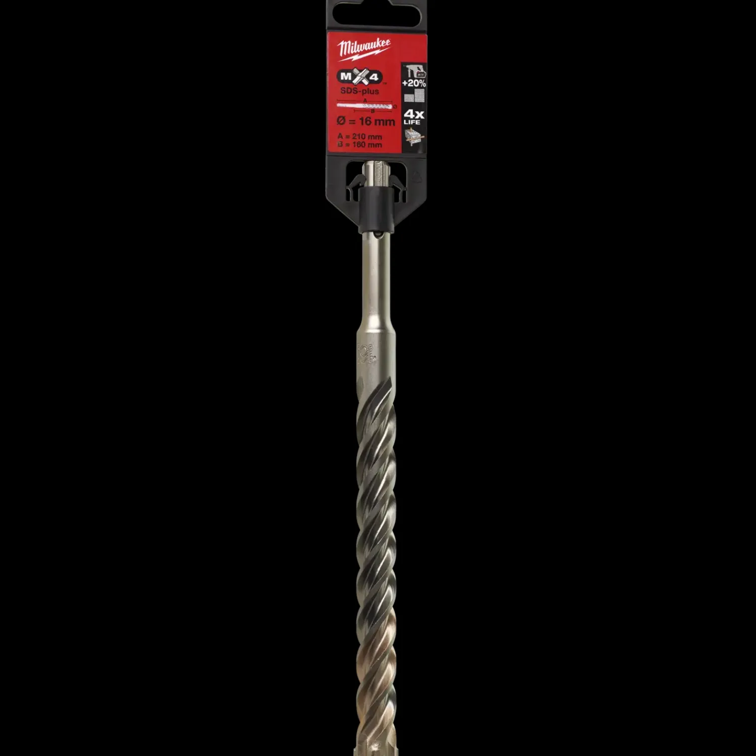 Milwaukee Bor- Og Borsæt^MX4 - 4 skærs SDS+ hammerbor 16x210 mm