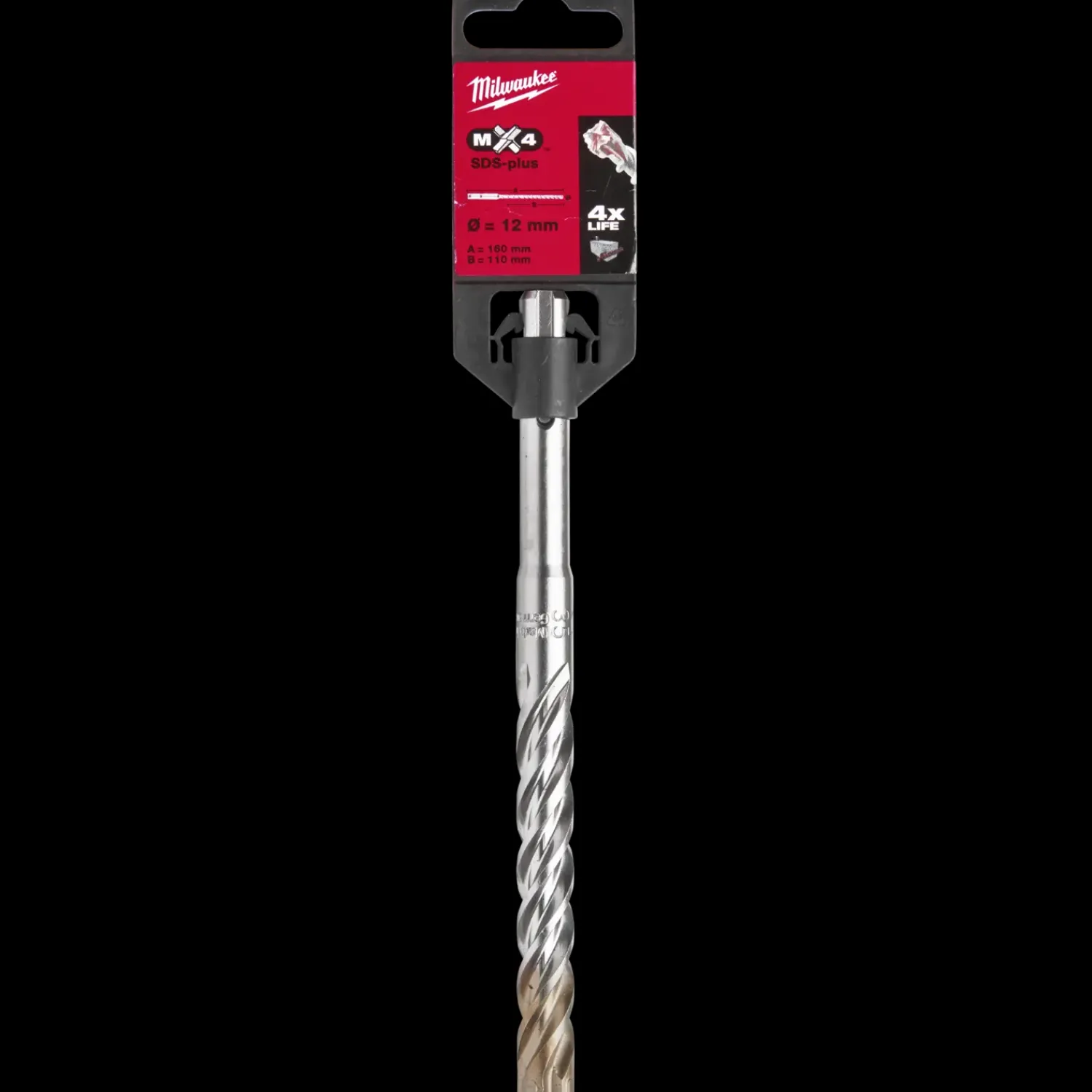 Milwaukee Bor- Og Borsæt^MX4 - 4 skærs SDS+ hammerbor 12x160 mm