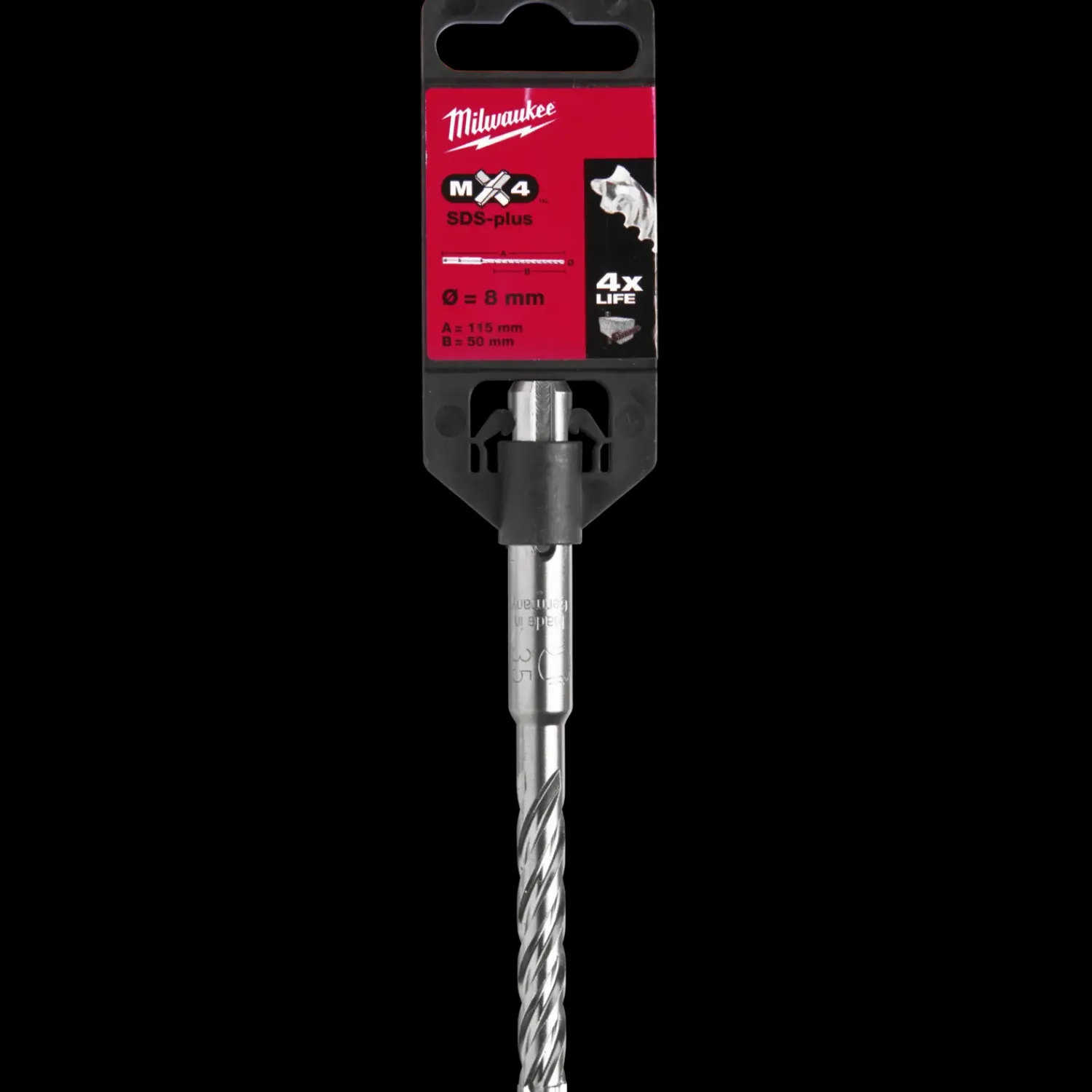 Milwaukee Bor- Og Borsæt^MX4 - 4 skærs SDS+ hammerbor 8x115 mm