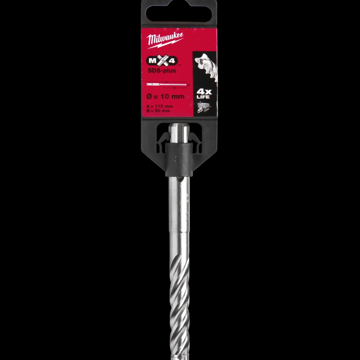 Milwaukee Bor- Og Borsæt^MX4 - 4 skærs SDS+ hammerbor 10x110 mm