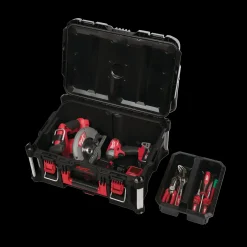Hot Milwaukee Packout™ 3-delt sæt med trolley og to modulsystem bokse