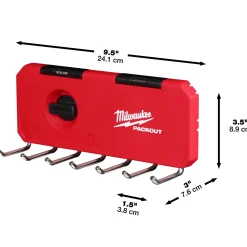 Milwaukee Værktøjskasser Og -Tasker^packout krogrække