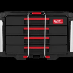 Milwaukee Diverse Reservedele^packout kuffert 4 skuffer