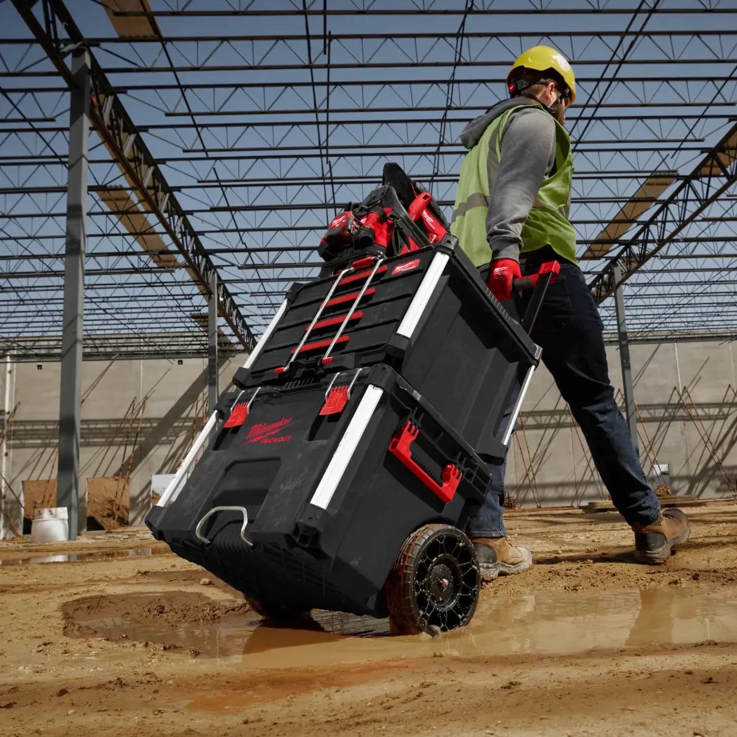 Milwaukee Diverse Reservedele^packout kuffert 4 skuffer