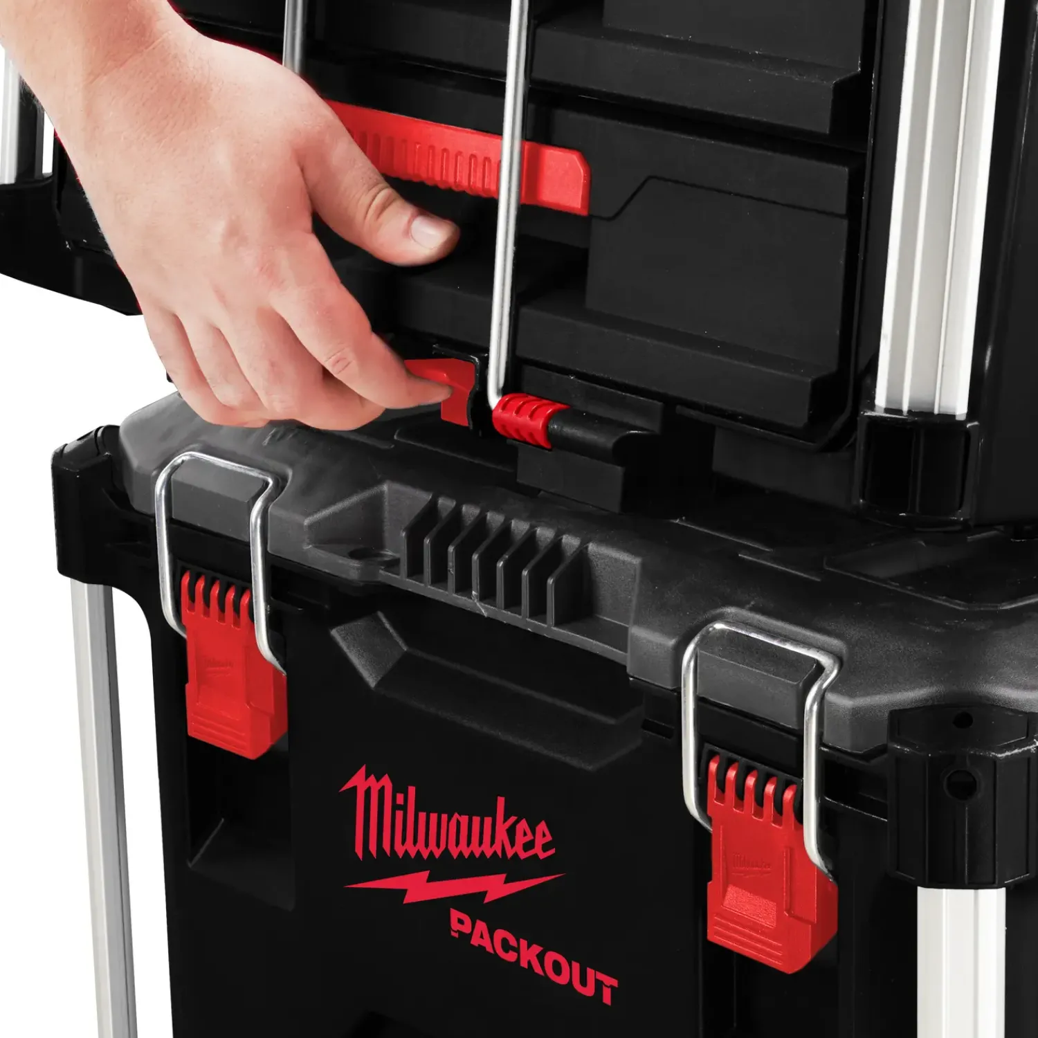 Milwaukee Diverse Reservedele^packout kuffert med 3 skuffer