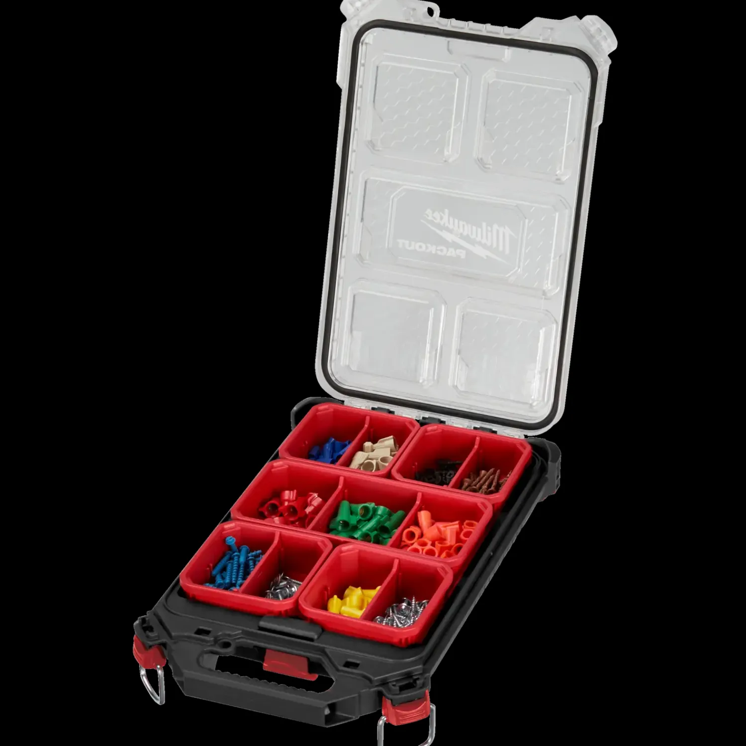 Milwaukee Diverse Reservedele^Packout tilbehørskuffert slim