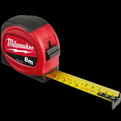New Milwaukee S8/25 mm slimline målebånd 8 m