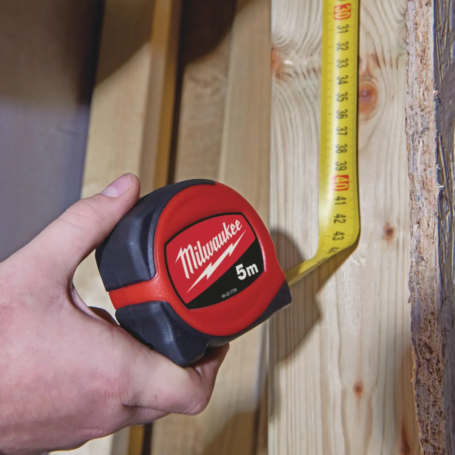New Milwaukee S8/25 mm slimline målebånd 8 m