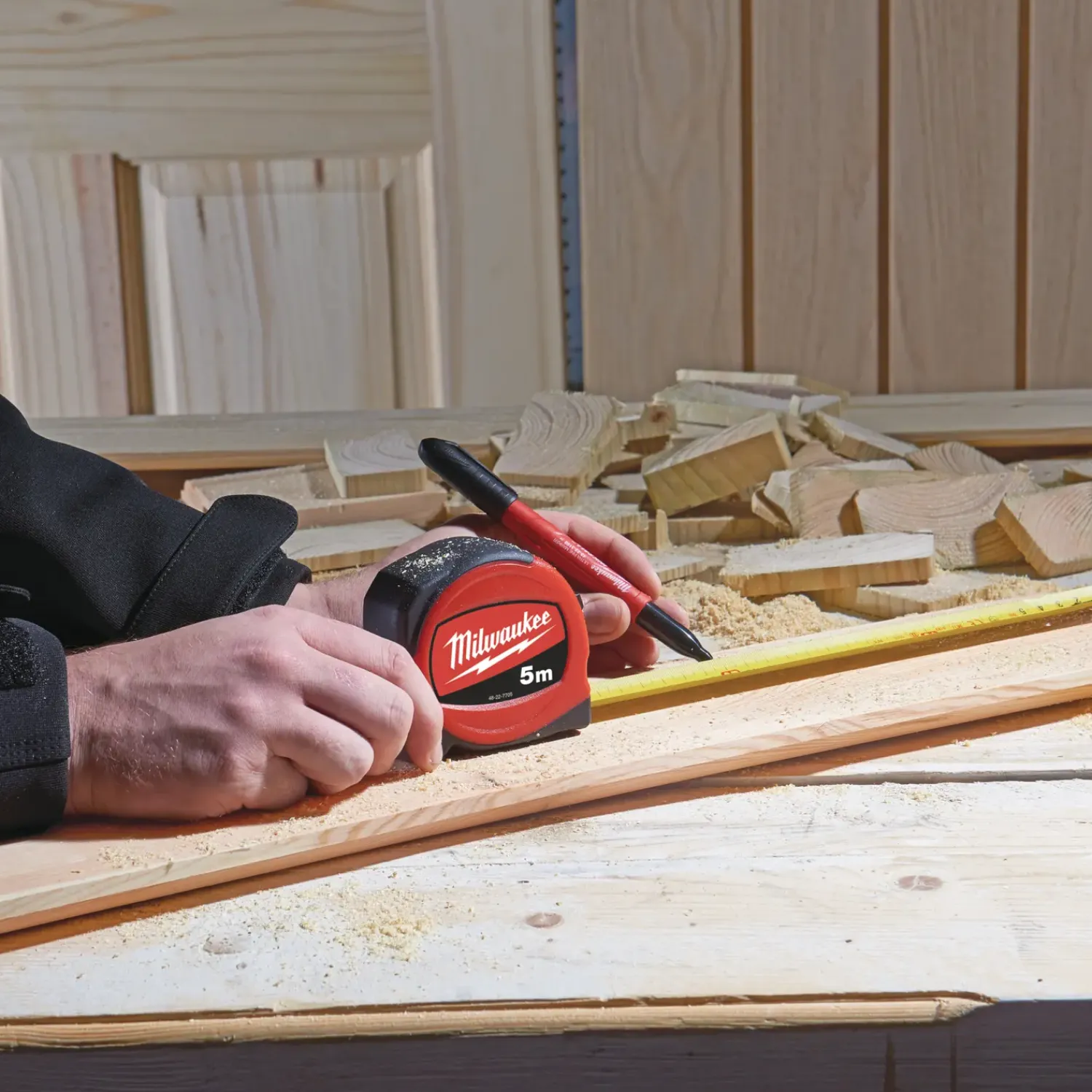 New Milwaukee S8/25 mm slimline målebånd 8 m