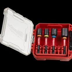 Milwaukee Bits- Og Bitssæt^schockwave™ magnetisk slagtoppesæt 4 dele