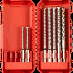 Hot Milwaukee SDS-Plus MX4 borsæt - 4 skær - 7 bor