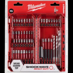Milwaukee Bor- Og Borsæt^shockwave impact duty bor-/ og bitssæt 48 dele