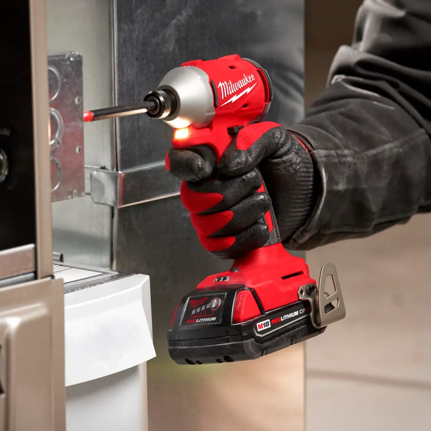 Milwaukee Bore- Og Skruemaskiner^Slagboremaskine kulfri M18 BLIDR-0X