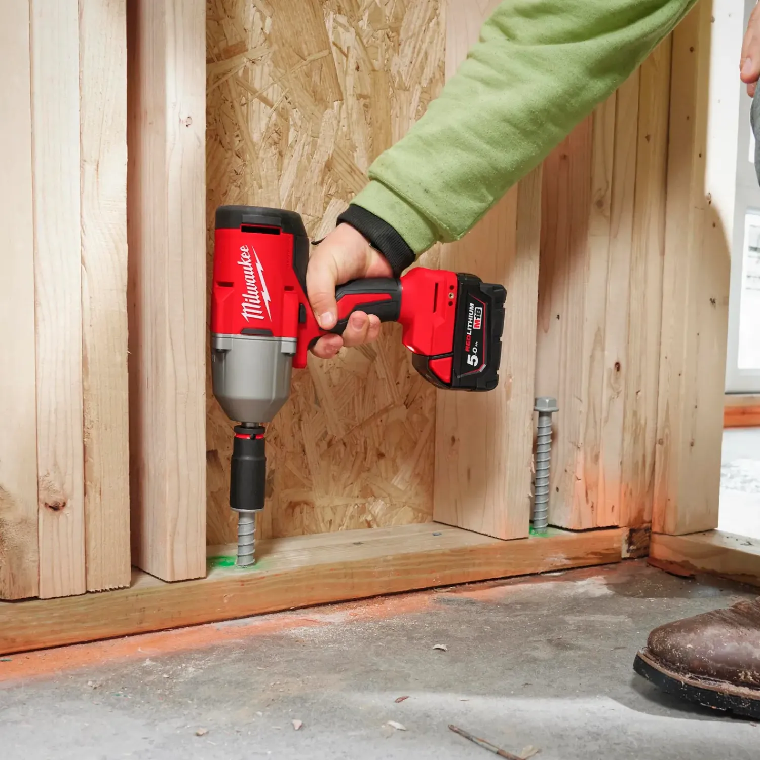 Clearance Milwaukee Slagnøgle kulfri M18 BLHIWF12-0X