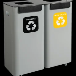 Affaldssortering|Tilbehør Til Kontor Og Værksted^Modulspande 2x70 L