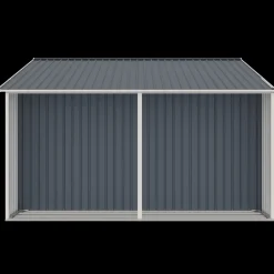 Hot Mogens redskabsskur med dobbeltdør og halvtag, 12,95 m²