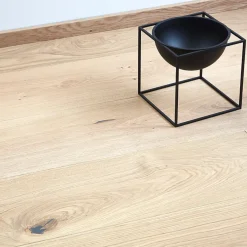 Moland Trægulve^Morello Living parketgulv i eg børstet hvid