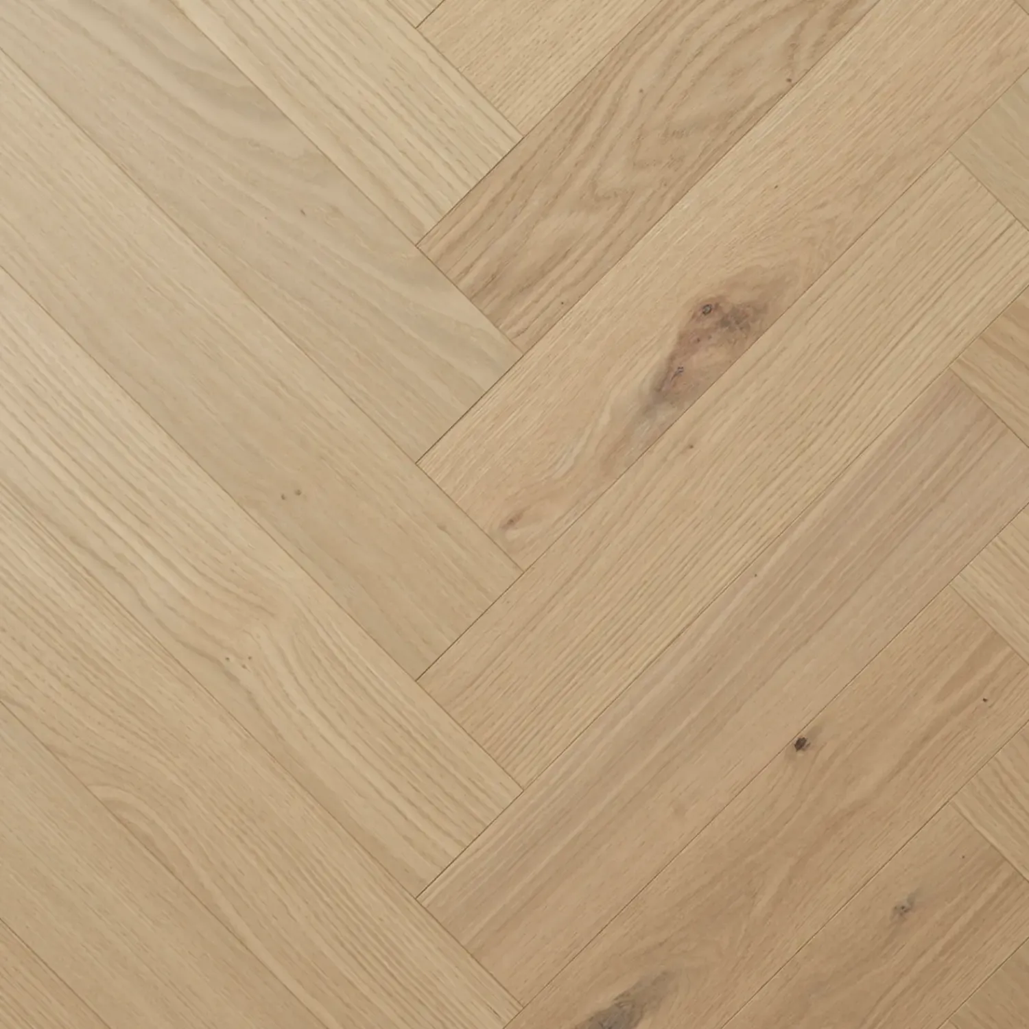 Sale Moland Super Brisbane højre-stav sildebens-parketgulv i eg