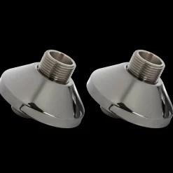 Vvs-Fittings Og Rør^Monteringssæt t/brusearmatur forskudt 3/4"x1/2" krom