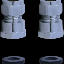 Vvs-Fittings Og Rør^Monteringssæt t/klemring armatur 1/2"x10 mm krom