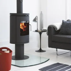 Outlet Morsø 6148 N/EN brændeovn - ø120 røgtud - sortmalet