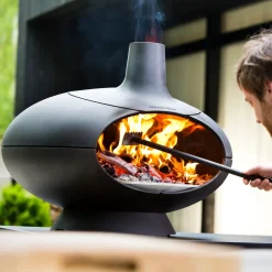 Morsø Grilltænger Og -Redskaber^askeskraber med pusterør sort