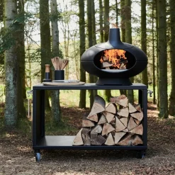 Morsø Grilltænger Og -Redskaber^askeskraber med pusterør sort