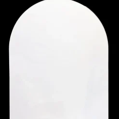 Morsø glasgulvplade halvcirkel med logo 100 x 120 cm