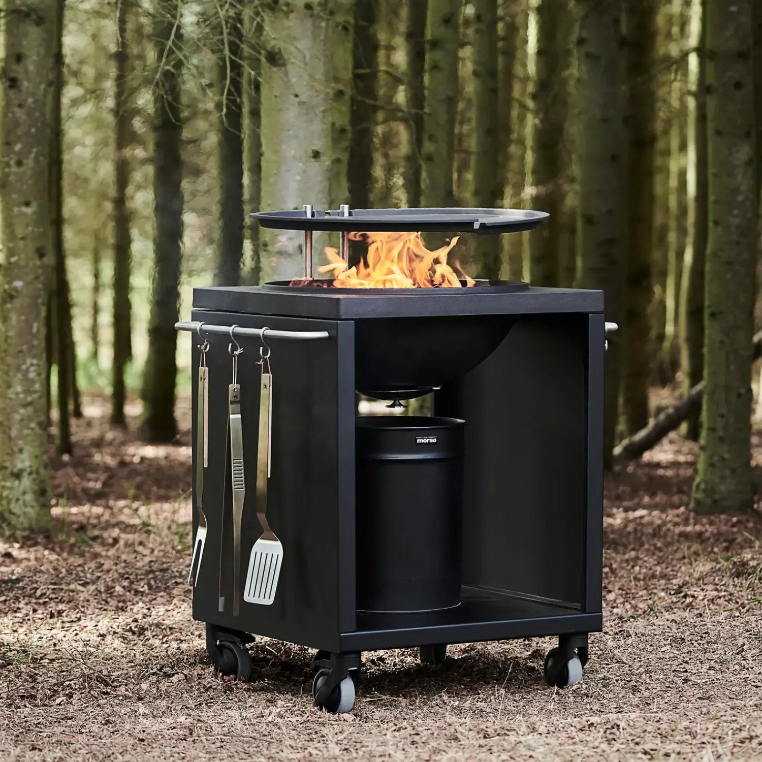 Morsø Kulgrill^Grill '17 til kul, briketter og brænde