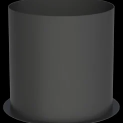 Morsø lige muffe røgrør Ø150 sort 15cm. langt