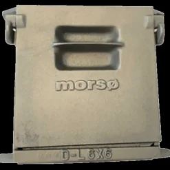 Morsø Skorstene Og Tilbehør^rensedør dobbelt 6x6" rå støbejern