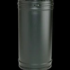 New Morsø Skorstenssektion længde 500 mm - sortmalet