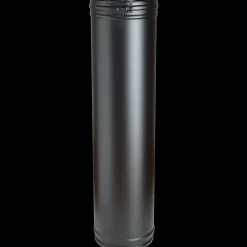 Morsø Skorstene Og Tilbehør^Skorstenssektion længde 1000 mm - sortmalet