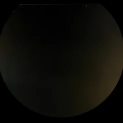 Outlet Morsø stålgulvplade cirkel med lige bagkant 60/100 x 90 cm