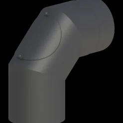 Morsø Skorstene Og Tilbehør^vinkel røgrør Ø120 sort 90G