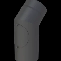 Online Morsø vinkel røgrør Ø120 sort 45G