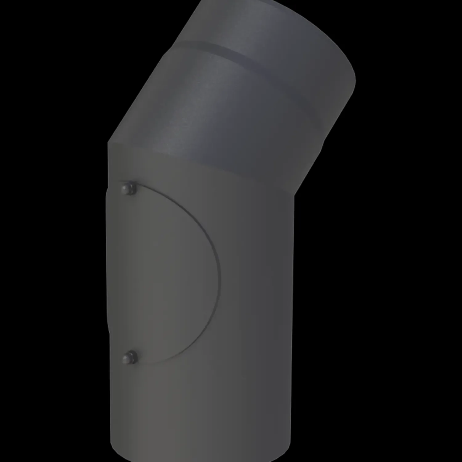 Sale Morsø vinkelrør Ø150 sort 45G